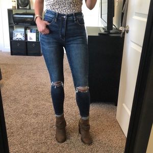 American Eagle high rise jeans size 2 short - NWOT